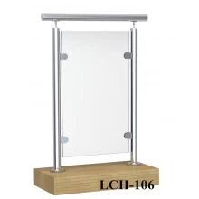 porcelana sistema de barandilla de vidrio para la escalera exterior LCH-106 fabricante