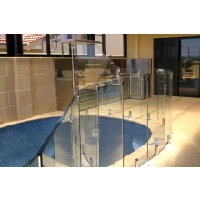 China glass railing construction stainless steel round glass clamp manufacturer