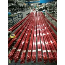 Chiny szklane balustrady ze stali nierdzewnej 316L szczelinowe rury mini górną poręcz kolejowej producent