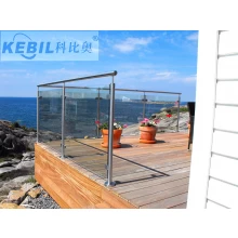 Chine système de garde-corps en verre pour terrasses de balcon extérieures fabricant