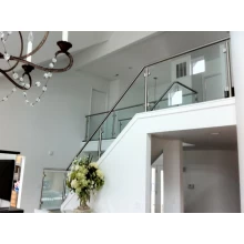 China glass staircase railing interior design manufacturer