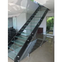 Chine escalier intérieur verre sans cadre entretoise balustrade fabricant