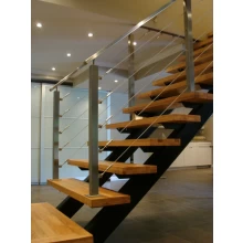 Kiina interior modern design cable railing for staircase valmistaja