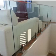 Chiny mini górna szyna systemu balkonowej balustrady szklane producent