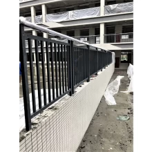 China modern design black coating aluminum balustrade systems manufacturer