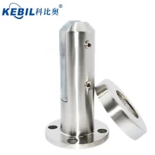 China round base plate glass spigot for balcony frameless glass fencing manufacturer