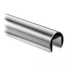 China round shape handrail stainless steel for 1/2’’ or 3/8’’ glass railing manufacturer