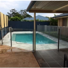 Chiny semiframless swimming pool fence,aluminum glass pool fence producent