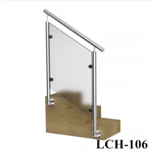China side mounting glass railing for staircase manufacturer