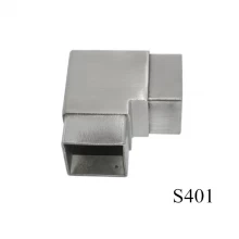 China square tube connectors  with different way manufacturer