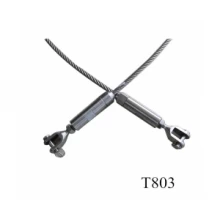 China sistema de trilhos corda stainelss fio de aço para escada T803 fabricante
