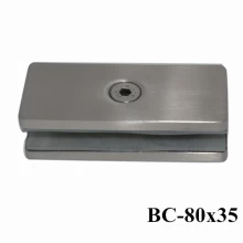 China stainless steel 180 degree glass clamp manufacturer