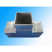 China stainless steel S402 connectors square tubing manufacturer