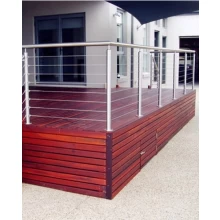 China stainless steel cable balustrade post railing system manufacturer