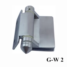 China stainless steel glass to wall hinge manufacturer
