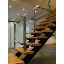 porcelana acero inoxidable escaleras interiores sistema de rieles cable de acero fabricante