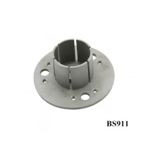 porcelana acero inoxidable barandilla redonda placa base del poste (BS911) fabricante