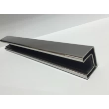 China stainless steel handrail mini top rail slot tube for glass balcony railing designs manufacturer