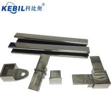 Cina stainless steel square mini slot rail or top handrail pipe produttore