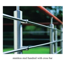China stainless steel stair handrail system with dia12mm crossbar infill LCH101 manufacturer