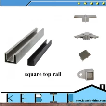 China stainless steel top rail for balcony design fabrikant