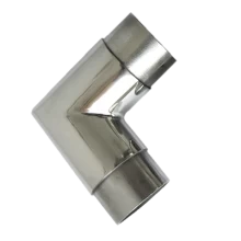 China stainless steel tube connector for round post manufacturer