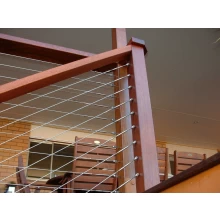 porcelana balcón de acero inoxidable de diseño barandilla de cable fabricante