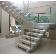 Chiny schody szklane balustrady ze stali nierdzewnej patowa producent
