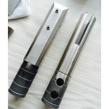 China swimming pool fence mounting bracket glass mini posts inox core drill spigot manufacturer