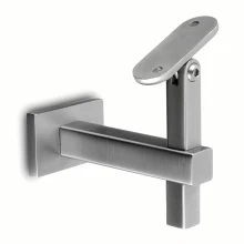 China wall mount square handrail support bracket for square tubing manufacturer