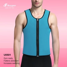 China Men's Ultra Sweat Enhancing Thermal Vest With Zipper Manufacturer manufacturer