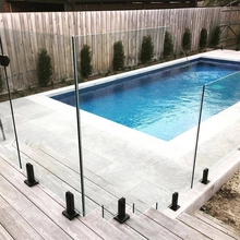 China Kebil Modern Custom Design Factory Preço de fábrica ao ar livre Aço inoxidável 304/316 Spigot Glass Railing da China fabricante
