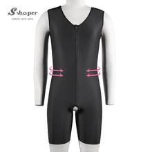 China S-SHAPER Fajas Colombian Post Surgery Shapewear Men’s Bodysuit With Zipper Support Fat Transfer Surgical Shapewear Manufacturer manufacturer