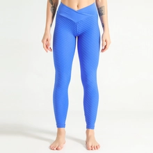porcelana S-SHAPER Pantalones de yoga de cintura alta sin costuras para mujer Mallas de botín texturizadas Entrenamiento de control de barriga Fitness Correr Medias de cadera de melocotón sexy fabricante