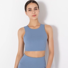 China S-SHAPER Women Seamless Cross Back Sports Bra Top Support Push Up Sports Bra Women Workout Top Shockproof Yoga Bra manufacturer