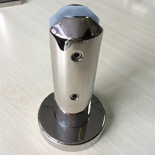 China 316 polished stainless steel glass spigot round base deck mount spigot manufacturer