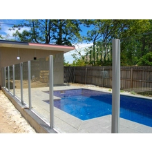 Cina Aluminum post for 8 12mm glass produttore
