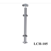 Cina Fornitore cinese in acciaio inox ringhiera di vetro quadrato posto per balconi e scale corrimano disegni, LCH105 produttore