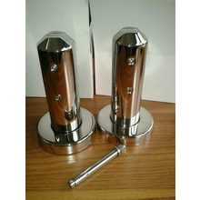China Duplex 2205 round base plate glass spigot manufacturer