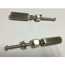 China Elegant satin brushed stainless steel cable tensioner wire rope terminal fitting manufacturer