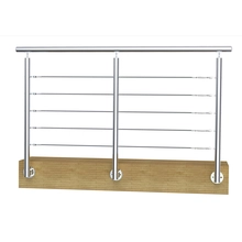 China Factory price 900 1500mm high stainless steel balustrade post manufacturer