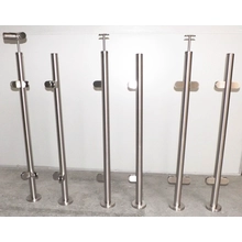Chiny Szklana balustrada Średnica 50.8mm Stal nierdzewna Balustrada Poręcz Post producent