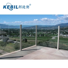 China Glass Railing Kits Aluminum Profiles Handrail Stanchion manufacturer