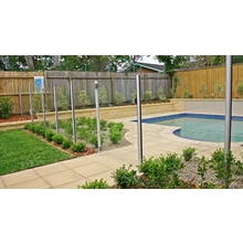China Hot Selling Aluminum post for Semi frameless frameless fencing manufacturer