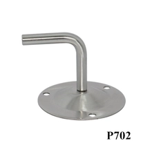 China ISO9001: 2008 fabriek directe verkoop roestvrij staal glas model beugel P702 leuning fabrikant