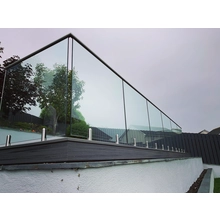 Chine Prix bas en gros en gros en acier inoxydable Duplex 2205 Spigot en verre monté sur terrasse fabricant