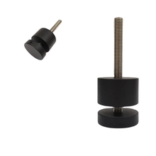 China Grampo isolador de vidro de aço inoxidável 316 de revestimento em pó preto mate fabricante