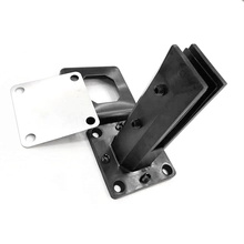 China Spigot de vidro de aço inoxidável preto fosco de aço inoxidável 2205 para a balaustragem de vidro fabricante