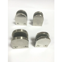 China Mirror finished glass hardware glass clamps in stock Hersteller