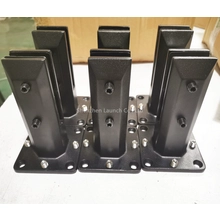 Chine Modern square design matte black glass spigot fabricant